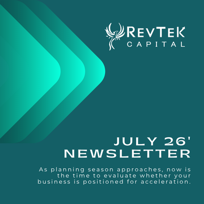 RevTek Capital July 2026 Newsletter
